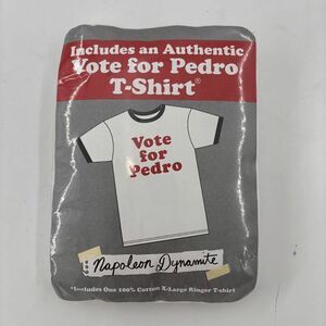 Napoleon Dynamite Collector's Edition Vote for Pedro Tee Shirt Size XL Sealed‎